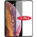 👉 Screenprotector XS 5Pcs/Lot Full Cover Tempered Glass For iPhone 11 PRO MAX Screen Protector On X Protective i11