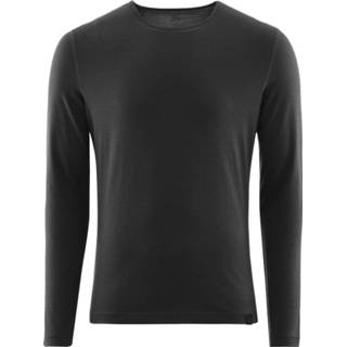 👉 Ondershirt small zwart mannen Föhn Merino (200, lange mouwen) - Onderkleding 5056201552065