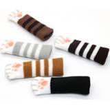 👉 Sock Cute cat 16 piece chair leg table foot socks floor protector flower knot cover home decoration