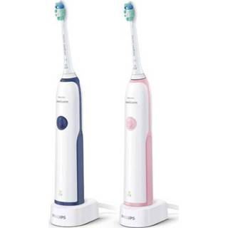 👉 Elektrische tandenborstel wit blauw roze Philips Sonicare CleanCare+ Sonisch Wit, Blauw, 8710103821687