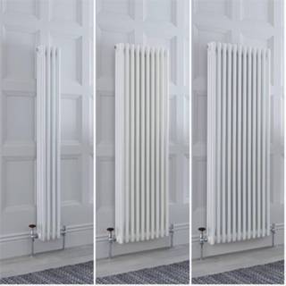 👉 Wit staal klassiek CE muur windsor Kolomradiator Verticaal 3-Kolommen | Keuze van Afmetingen en Poten 5051752903441