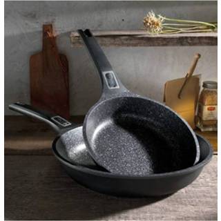 👉 Koekenpan zwart kunststof unisex Set van 2 koekenpannen Easy Click GSW 4005643167765 1416217969921