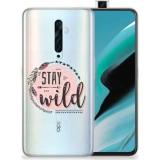 👉 Telefoonhoes OPPO Reno2 Z Telefoonhoesje met Naam Boho Stay Wild 8720215064087