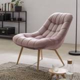 👉 Fauteuil roze velvet bekleding Artistiq 'Jurre' Velvet, kleur 4251744802245