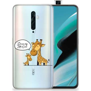 👉 Telefoonhoes OPPO Reno2 Z Telefoonhoesje met Naam Giraffe 8720215349825