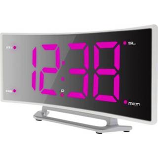 👉 Wekker wit Techno Line WT460pink Quartz Alarmtijden 1 4029665104607