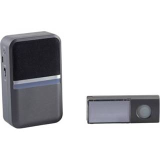 👉 Draadloze deurbel Heidemann 70847 Complete set voor Met USB-aansluiting, Zelf bespeelbaar 4011150708476