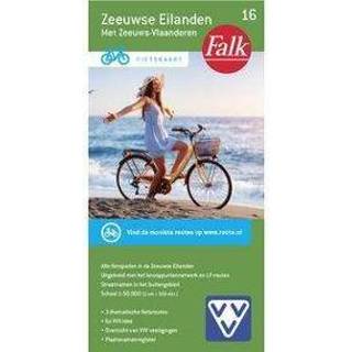 👉 Fietskaart nederlands Falk VVV 16 Zeeuwse Eilanden 9789028730571