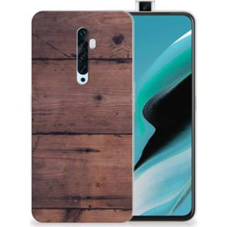 👉 Bumper hoesje OPPO Reno2 Z Old Wood 8720215732030