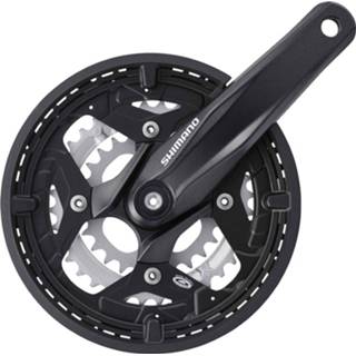 👉 Crankset Shimano Alivio M431 9 Speed Triple - Crankstellen met bladen 5056305535667