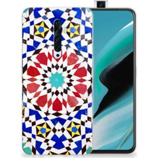 👉 Siliconen hoesje OPPO Reno2 Z TPU MozaÃ¯ek 8720215028225