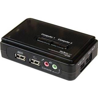 👉 Switch KVM Switches StarTech 2-poorts USB met audio en kabels