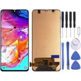 👉 Digitizer zwart active Lcd-scherm en volledige montage voor Galaxy A70, M-A705F / DS, SM-A705FN SM-A705GM SM-A705MN SM-A7050 (zwart)