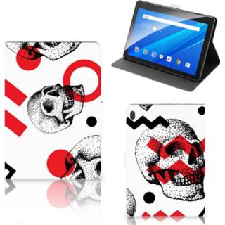 👉 Tablettas rood Tablettasje Lenovo Tab E10 Skull Red 8720215798395