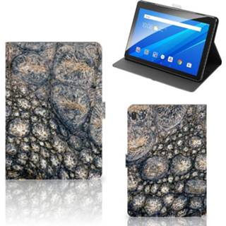 👉 Flipcase Lenovo Tab E10 Flip Case Krokodillenprint 8720215220827