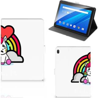 👉 Tablethoes Lenovo Tab E10 Hippe Tablet Hoes Unicorn Nobody 8720215340853