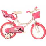 👉 Staal roze meisjes wit Dino Hello Kitty 14 Inch 23 cm Knijprem Roze/Wit 8006817900238