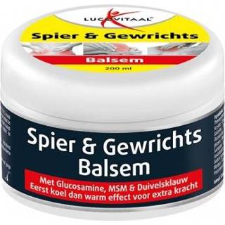 Balsem sport gezondheid Lucovitaal Spier en Gewrichts 8713713024820