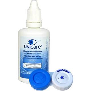 👉 Contact lens gezondheid verzorgingsproducten Unicare Alles-in-één Vloeistof Zachte Contactlenzen + Lenzenhouder