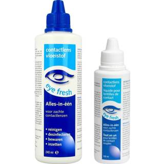 👉 Lenzen vloeistof gezondheid verzorgingsproducten Eye Fresh Lenzenvloeistof Alles-In-1 Zacht Combiverpakking