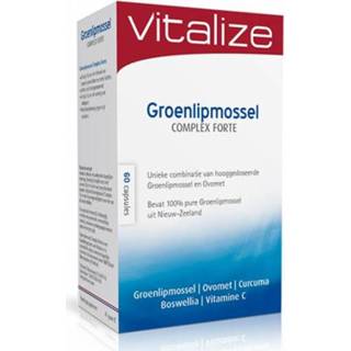 👉 Groenlip mossel voedingssupplementen gezondheid Vitalize Groenlipmossel Complex Forte Capsules 8717344373296