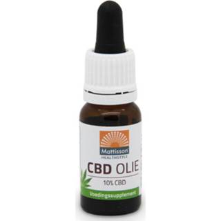 👉 Voedingssupplementen gezondheid Mattisson HealthStyle CBD Olie 10% 8717677968855