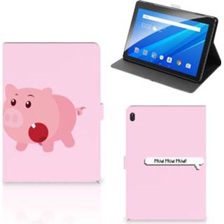 👉 Tablethoes Lenovo Tab E10 Hippe Tablet Hoes Pig Mud 8720215372106