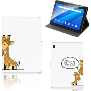 👉 Tablethoes Lenovo Tab E10 Hippe Tablet Hoes Giraffe 8720215532418