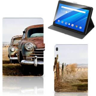 👉 Tablethoes Lenovo Tab E10 Tablet Hoesje met foto Vintage Auto 8720215612776