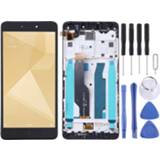 👉 Digitizer zwart active Lcd-scherm en volledige montage met frame voor Xiaomi Redmi Note 4X (zwart)