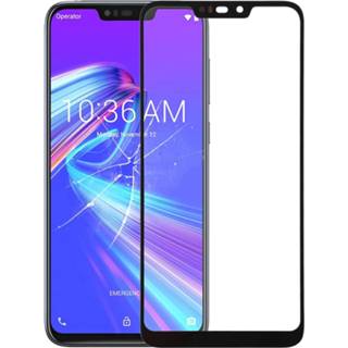 👉 Lens zwart active Voorste scherm buitenste glazen voor Asus Zenfone Max (M2) ZB633KL / ZB632KL X01AD (zwart)