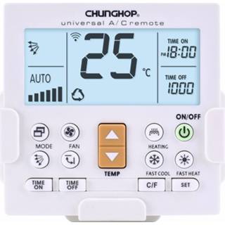 👉 Airco active CHUNGHOP K-650E Universele LCD-afstandsbediening voor airconditioning met beugel