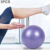 👉 Pilates bal paars PVC active entertainment 3 STKS Mini Yoga Explosieveilige Balanced Fitness Gymnastiek- Oefeningstraining met rietje, Diameter: 25 cm (paars)