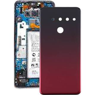 👉 Batterij rood active achterkant voor LG G8 ThinQ / G820 G820N G820QM7, KR-versie (rood)