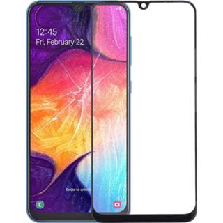 👉 Lens zwart active Voorste scherm buitenste glazen voor Galaxy A50 / A30 M30 A4S (zwart)