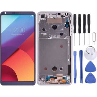 👉 Digitizer paars active Lcd-scherm en volledige montage met frame voor LG G6 / H870 H870DS H872 LS993 VS998 US997 (paars)