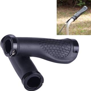 👉 Fiets zwart antislip active OQSPORT 2 STUKS Handgrepen Covers Bilateraal Slot MTB Handvatten (Zwart)