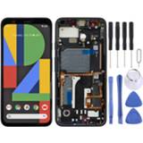 👉 Digitizer zwart active LCD-scherm en volledige montage met frame voor Google Pixel 4 (zwart)