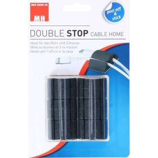 👉 Zwart Cablehome Bevestigingselement 135352 Tweegats 1 stuk(s) 7610896958816