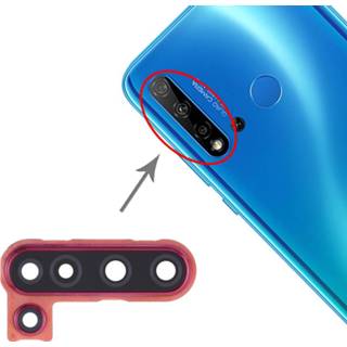 Cameralens rood active Camera Lens Cover voor Huawei Nova 5i (rood)