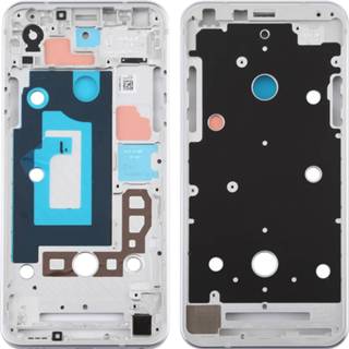 👉 Bezel zilver active Front Behuizing LCD Frame Plate voor LG Q7 / Q610 Plus Q725 Q720 Q7A Alpha (zilver)