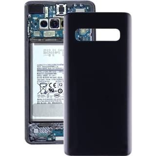 👉 Batterij zwart active Originele achterkant voor Galaxy S10 SM-G973F / DS, SM-G973U, SM-G973W (zwart)