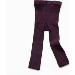 👉 Panty's paars m active kinderen baby's verticaal bijgesneden panty gekamde katoenen babysokken, maat: (paars)