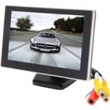 👉 Dashboard active 5 inch TFT-LCD-scherm Backup Car LCD-monitor Parkeervideosysteem (ET-500)