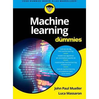 👉 Nederlands John Paul Mueller Machine Learning voor Dummies 9789045356730