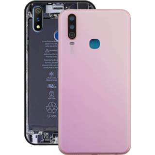 👉 Batterij roze active achterkant met cameralens voor Vivo Y3 (roze)