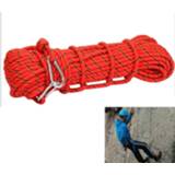 👉 Statisch touw rood active Hulplijn klimmen Veiligheid reddingslijn, lengte: 10 m Diameter: mm (rood)