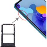 👉 Simkaarthouder zwart active SIM-kaarthouder + NM-kaarthouder voor Huawei Mate 30 Lite (zwart)