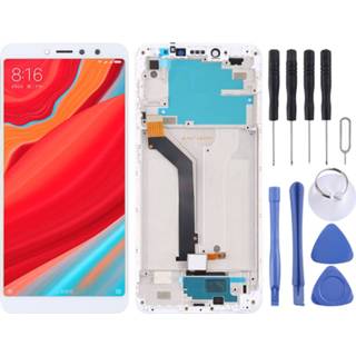 👉 Digitizer wit active Lcd-scherm en volledige montage met frame voor Xiaomi Redmi S2 / Y2 (wit)