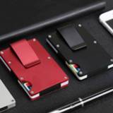 👉 Portemonnee active Slim Wallet Money Clip Creditcardhouder, willekeurige kleur